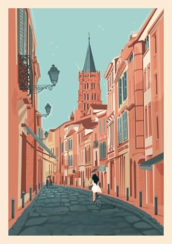 1000 Stück - Für Lernspielzeug Für Erwachsene Und Familien - Toulouses Vintage Travel Art Posters - Alzheimer Puzzles Games - Wand Dekoration - Pk172Zw 1000 Stück - Für Lernspielzeug Für Erwachsene Und Familien - Toulouses Vintage Travel Art Posters - Alzheimer Puzzles Games - Wand Dekoration - Pk172Zw von ZYHDK