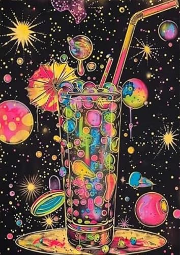 1000 Stück - Lernspielzeug Für Erwachsene Puzzle - Colorful Drinks Decorative Painting - Art Puzzle - Memory-Spiels for Adults Zx240Ap 1000 Stück - Lernspielzeug Für Erwachsene Puzzle - Colorful Drinks Decorative Painting - Art Puzzle - Memory-Spiels for Adults Zx240Ap von ZYHDK