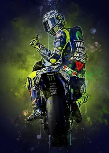 1000 Stück Puzzle，Motoss Motorcycle Racings Posters - Irregularity Puzzle - Lustiges Personalisiertes Spielzeug - Lernspiel Für Erwachsene Gifts - Pk109Zw von ZYHDK