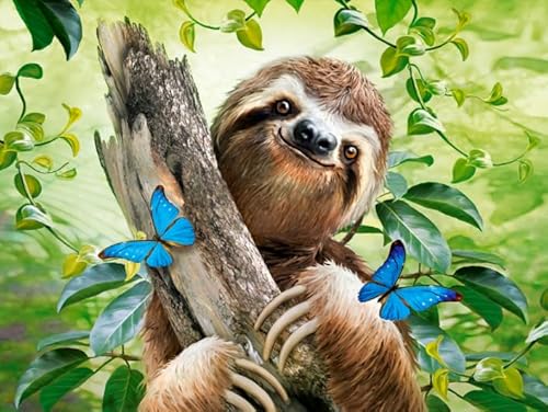 1000 Stück Puzzle - Irregularity Art Puzzles - Animals Sloths Posters - Personalisiertes Spielzeug Für Erwachsene - Lernspielzeug Für Kinder Gifts - Pk91Zw von ZYHDK