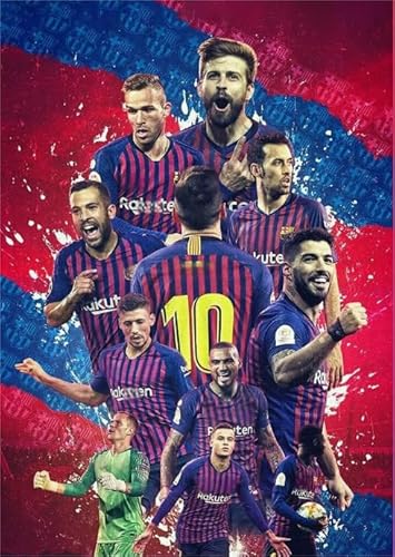 1000 Stück Puzzle - Soccer Posters - Art Puzzles - Erwachsenen-Dekompressions Spiel - Gedächtnis- Und Kognitions Spiele - Home Decor - Vs118Pw von ZYHDK