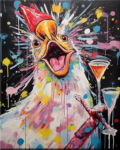 1000 Stück Puzzles - Graffiti Animals Posters - Buntes Abstraktes Puzzle - Memory-Spiels for Adults - Lernspielzeug Für Die Ganze Familie Gifts Zx672Aw von ZYHDK