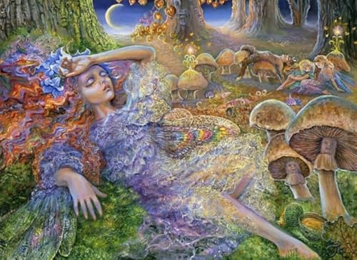 1000 Stück Puzzles - Josephines Illustrations - Buntes Abstraktes Puzzle - Memory-Spiels for Adults - Lernspielzeug Für Die Ganze Familie Gifts Zx396Aw von ZYHDK
