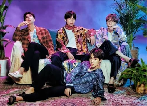1000 Stück Puzzles - Korean Boyband Bang Bt S Singers - Spiele Zur Stressreduktion In Der Familie - Spiel Für Erwachsene - Wand Kunst-Dekoration - Vs137Pw von ZYHDK