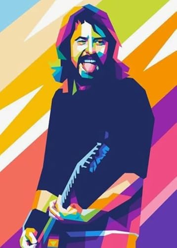 1000 Stück Puzzles - Singers Guitarists D.Grohl Posters - Abstract Puzzle - Gedächtnis Spiele Für Erwachsene - Familien-Lernspielzeug - Vs263Pw von ZYHDK