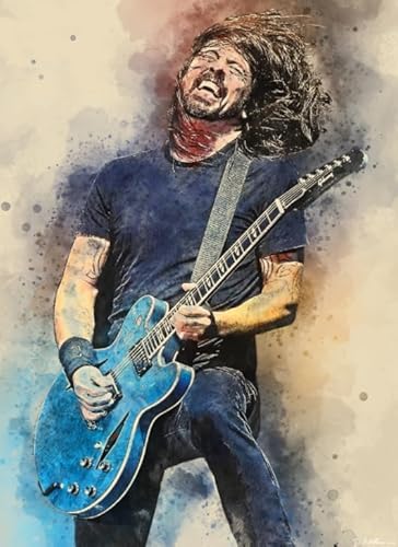 1000 Stück Puzzles - Singers Guitarists D.Grohl Posters - Abstract Puzzle - Gedächtnis Spiele Für Erwachsene - Familien-Lernspielzeug - Vs264Pw von ZYHDK