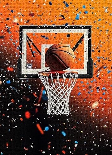 Abstract Basketball Posters - Personalisiertes Puzzle-Spielzeug Für Erwachsene - Puzzle-Herausforderungs Spielzeug Für Die Ganze Familie - Wand Kunst Gifts - Puzzles 1000 Stück Zx667Aw von ZYHDK