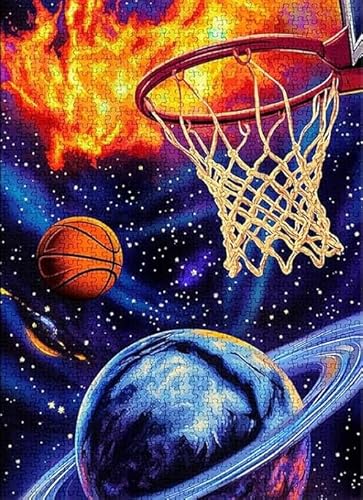 Abstract Basketball Posters - Personalisiertes Puzzle-Spielzeug Für Erwachsene - Puzzle-Herausforderungs Spielzeug Für Die Ganze Familie - Wand Kunst Gifts - Puzzles 1000 Stück Zx670Aw von ZYHDK