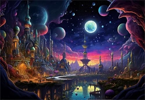 Abstract Color City Night Landscape Posters - Art Puzzles - Memory-Spiels for Adults - Spielzeug Für Die Ganze Familie - Schlafzimmer Wand Dekoration - 1000 Stück Puzzle Zx250Aw Abstract Color City Night Landscape Posters - Art Puzzles - Memory-Spiels for Adults - Spielzeug Für Die Ganze Familie - Schlafzimmer Wand Dekoration - 1000 Stück Puzzle Zx250Aw von ZYHDK
