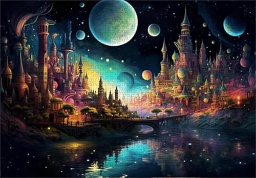 Abstract Color City Night Landscape Posters - Art Puzzles - Memory-Spiels for Adults - Spielzeug Für Die Ganze Familie - Schlafzimmer Wand Dekoration - 1000 Stück Puzzle Zx252Aw Abstract Color City Night Landscape Posters - Art Puzzles - Memory-Spiels for Adults - Spielzeug Für Die Ganze Familie - Schlafzimmer Wand Dekoration - 1000 Stück Puzzle Zx252Aw von ZYHDK