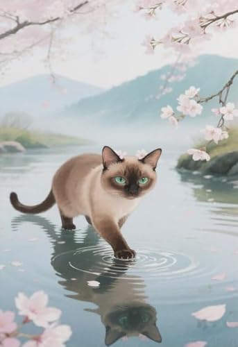 Animal Cat Posters - Spiele Zur Stressreduzierung Für Die Ganze Familie - Herausforderungs Spiel Für Erwachsene - Wand Kunst Dekoration - 1000 Stück Puzzles Gifts - Kw446Zk von ZYHDK