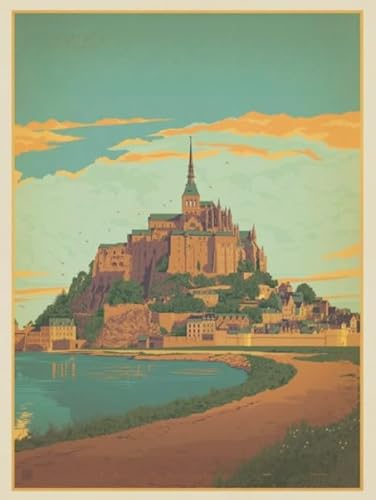 Art Jigsaws - France Vintage Travel Posters - Adult Personalisiertes Challenge-Spielzeug - Spiele Zur Stressreduzierung Für Die Ganze Familie - 1000 Stück Puzzle - Kw278Zk von ZYHDK