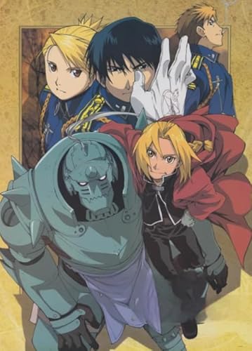 Art Puzzle - Lernspielzeug Für Kinder - Japanese Animes Classic Fullmetal Alchemys Posters - Memory-Spiels for Adults - Spielzeug Zum Stressabbau Für Die Ganze Familie - 1000 Stück Puzzle Zx569Aw Art Puzzle - Lernspielzeug Für Kinder - Japanese Animes Classic Fullmetal Alchemys Posters - Memory-Spiels for Adults - Spielzeug Zum Stressabbau Für Die Ganze Familie - 1000 Stück Puzzle Zx569Aw von ZYHDK
