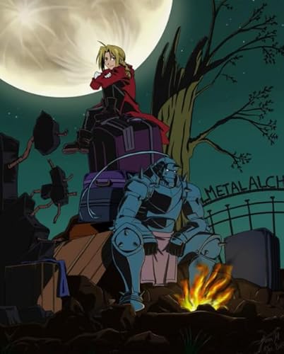 Art Puzzle - Lernspielzeug Für Kinder - Japanese Animes Classic Fullmetal Alchemys Posters - Memory-Spiels for Adults - Spielzeug Zum Stressabbau Für Die Ganze Familie - 1000 Stück Puzzle Zx572Aw Art Puzzle - Lernspielzeug Für Kinder - Japanese Animes Classic Fullmetal Alchemys Posters - Memory-Spiels for Adults - Spielzeug Zum Stressabbau Für Die Ganze Familie - 1000 Stück Puzzle Zx572Aw von ZYHDK