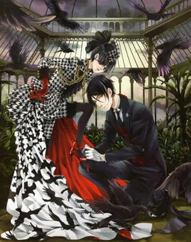 Art Puzzles - Spielzeug Für Die Ganze Familie - Japanese Animes Black Brinas Palencia Posters - Children's Personalisiertes Spielzeug Für Erwachsene Gifts - Puzzles 1000 Stück Zx600Aw von ZYHDK