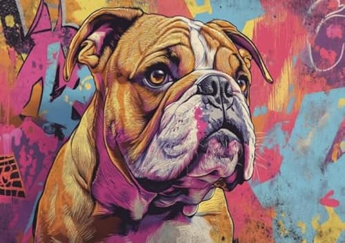 Bulldogs Posters - Buntes Abstraktes Puzzle - Gedächtnis Spiele Für Erwachsene - Lernspielzeug Für Die Ganze Familie - 1000 Stück Puzzles Gifts - Kw507Zk Bulldogs Posters - Buntes Abstraktes Puzzle - Gedächtnis Spiele Für Erwachsene - Lernspielzeug Für Die Ganze Familie - 1000 Stück Puzzles Gifts - Kw507Zk von ZYHDK