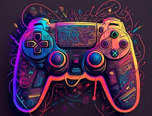 Buntes Abstraktes Puzzle - Memory-Spiels for Adults - Lernspielzeug Für Die Ganze Familie,Game Controllers Posters Gifts - 1000 Stück Puzzles Zx122Aw Buntes Abstraktes Puzzle - Memory-Spiels for Adults - Lernspielzeug Für Die Ganze Familie,Game Controllers Posters Gifts - 1000 Stück Puzzles Zx122Aw von ZYHDK