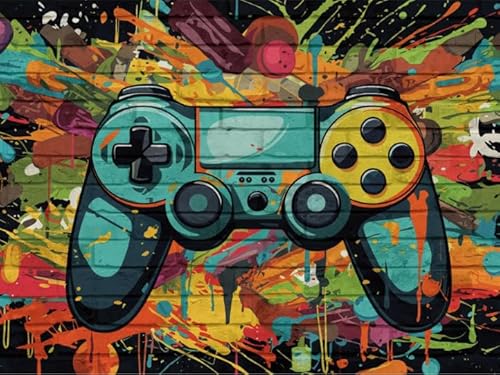 Buntes Abstraktes Puzzle - Memory-Spiels for Adults - Lernspielzeug Für Die Ganze Familie,Game Controllers Posters Gifts - 1000 Stück Puzzles Zx126Aw Buntes Abstraktes Puzzle - Memory-Spiels for Adults - Lernspielzeug Für Die Ganze Familie,Game Controllers Posters Gifts - 1000 Stück Puzzles Zx126Aw von ZYHDK