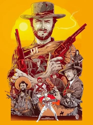 Classic Film Eastwoods Posters - 1000 Stück Puzzle - Art Picture - Lernspielzeug Für Die Familie - Gedächtnis- Und Denkspiele Für Senioren Gifts - Vs111Pw Classic Film Eastwoods Posters - 1000 Stück Puzzle - Art Picture - Lernspielzeug Für Die Familie - Gedächtnis- Und Denkspiele Für Senioren Gifts - Vs111Pw von ZYHDK
