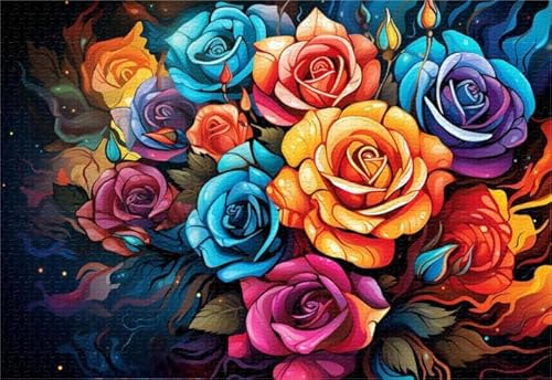Colorful Flowers Posters - Unregelmäßiges Kunst Puzzle - Spiele Zur Stressreduzierung Für Die Ganze Familie - Herausforderungs Spiel Für Erwachsene Gifts - 1000 Stück Puzzle Zx134Aw Colorful Flowers Posters - Unregelmäßiges Kunst Puzzle - Spiele Zur Stressreduzierung Für Die Ganze Familie - Herausforderungs Spiel Für Erwachsene Gifts - 1000 Stück Puzzle Zx134Aw von ZYHDK