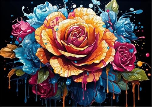 Colorful Flowers Posters - Unregelmäßiges Kunst Puzzle - Spiele Zur Stressreduzierung Für Die Ganze Familie - Herausforderungs Spiel Für Erwachsene Gifts - 1000 Stück Puzzle Zx140Aw Colorful Flowers Posters - Unregelmäßiges Kunst Puzzle - Spiele Zur Stressreduzierung Für Die Ganze Familie - Herausforderungs Spiel Für Erwachsene Gifts - 1000 Stück Puzzle Zx140Aw von ZYHDK