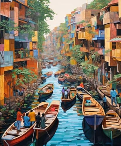Colorful Thailand Landscapes Posters - Puzzles 1000 Stück - Abstract Puzzle - Gedächtnis Spiele Für Senioren - Lernspielzeug Für Die Ganze Familie - Kw409Zk von ZYHDK