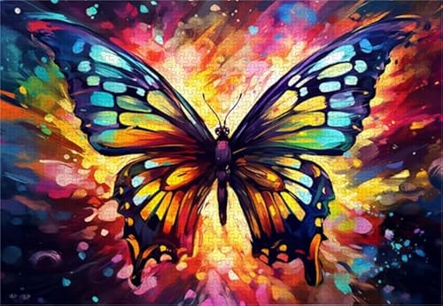 Colourful Art Puzzle - Graffiti Butterflys Posters - Lernspielzeug Für Erwachsene Puzzle - Memory-Spiels for Adults - 1000 Stück Zx254Aw Colourful Art Puzzle - Graffiti Butterflys Posters - Lernspielzeug Für Erwachsene Puzzle - Memory-Spiels for Adults - 1000 Stück Zx254Aw von ZYHDK
