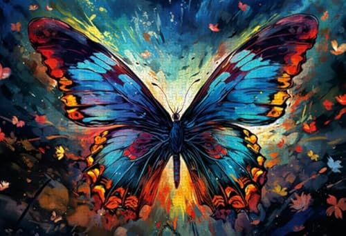 Colourful Art Puzzle - Graffiti Butterflys Posters - Lernspielzeug Für Erwachsene Puzzle - Memory-Spiels for Adults - 1000 Stück Zx255Aw Colourful Art Puzzle - Graffiti Butterflys Posters - Lernspielzeug Für Erwachsene Puzzle - Memory-Spiels for Adults - 1000 Stück Zx255Aw von ZYHDK