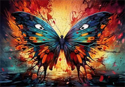 Colourful Art Puzzle - Graffiti Butterflys Posters - Lernspielzeug Für Erwachsene Puzzle - Memory-Spiels for Adults - 1000 Stück Zx261Aw Colourful Art Puzzle - Graffiti Butterflys Posters - Lernspielzeug Für Erwachsene Puzzle - Memory-Spiels for Adults - 1000 Stück Zx261Aw von ZYHDK