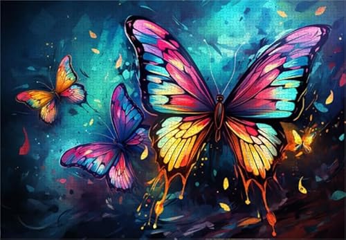 Colourful Art Puzzle - Graffiti Butterflys Posters - Lernspielzeug Für Erwachsene Puzzle - Memory-Spiels for Adults - 1000 Stück Zx262Aw Colourful Art Puzzle - Graffiti Butterflys Posters - Lernspielzeug Für Erwachsene Puzzle - Memory-Spiels for Adults - 1000 Stück Zx262Aw von ZYHDK