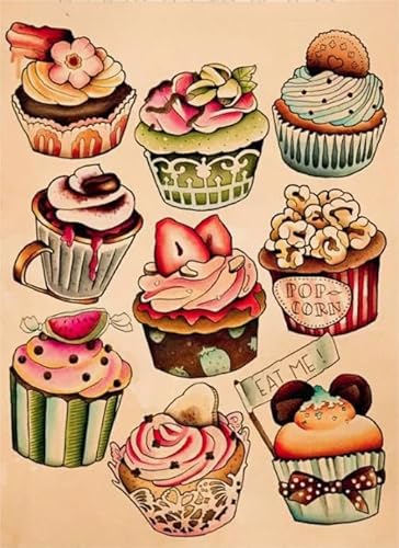 Cupcakess Posters - 1000 Stück - Lernspielzeug Für Erwachsene Puzzle - Art Puzzle - Memory-Spiels for Adults - Colourful Kitchen Decorations Zx97Ap Cupcakess Posters - 1000 Stück - Lernspielzeug Für Erwachsene Puzzle - Art Puzzle - Memory-Spiels for Adults - Colourful Kitchen Decorations Zx97Ap von ZYHDK