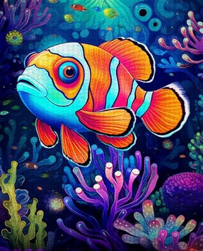 Difficult Unregelmäßiges Puzzle - Colorful Marines Animals Posters - Personalisiertes Spielzeug Für Erwachsene - Lernspielzeug Für Kinder - 1000 Stück Puzzle Gifts Zx647Aw Difficult Unregelmäßiges Puzzle - Colorful Marines Animals Posters - Personalisiertes Spielzeug Für Erwachsene - Lernspielzeug Für Kinder - 1000 Stück Puzzle Gifts Zx647Aw von ZYHDK