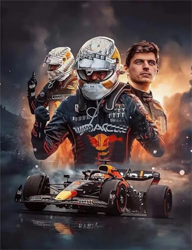 F1 Verstappens Classic Racings Posters - Puzzles 1000 Stück - Colourful Puzzle - Gedächtnis Spiele Für Erwachsene - Spielzeug Zum Stressabbau Für Die Ganze Familie Gifts - Pk85Zw von ZYHDK