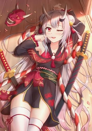 Japanese Animes Nakiri Ayames Plakate ，1000 Stück ，Irregular Puzzle ，Gedächtnis Spiele Für Erwachsene ，Spielzeug Zur Entlastung Von Stress In Der Familie Xy468Zw von ZYHDK