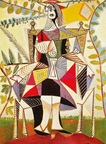 Jigsaws 1000 Stück - Picassos Reproductions Painting - Puzzle-Herausforderungs Spielzeug Für Die Ganze Familie - Memory-Spiel Für Senioren - Wand Kunst-Geschenke - Kw262Zk von ZYHDK