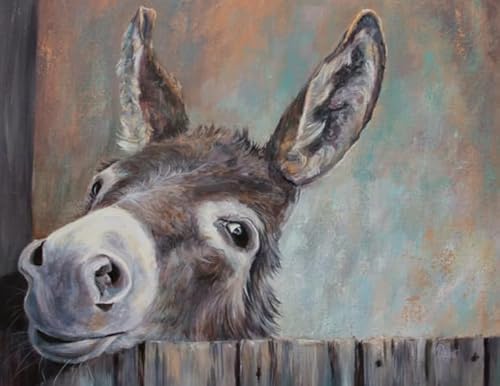 Kunst-Puzzle - Animal Donkeys Posters - Adult Personalisiertes Challenge-Spielzeug - Spielzeug Zur Stressreduzierung Für Die Familie Gifts - Puzzles 1000 Stück - Kw155Zk von ZYHDK