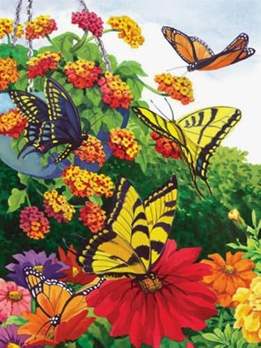 Kunst-Puzzle - Butterflys Flower Posters - Adult Personalisiertes Challenge-Spielzeug - Spielzeug Zur Stressreduzierung Für Die Familie - Puzzles 1000 Stück - Kw164Zk von ZYHDK