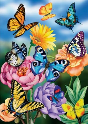 Kunst-Puzzle - Butterflys Flower Posters - Adult Personalisiertes Challenge-Spielzeug - Spielzeug Zur Stressreduzierung Für Die Familie - Puzzles 1000 Stück - Kw166Zk von ZYHDK