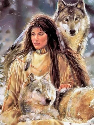 Nativess India and Wolfs Picture - Lernspielzeug Puzzle Für Erwachsene - Gedächtnis- Und Wahrnehmungs Spiele Für Ältere Menschen - Puzzle 1000 Stück - Kw294Zk Nativess India and Wolfs Picture - Lernspielzeug Puzzle Für Erwachsene - Gedächtnis- Und Wahrnehmungs Spiele Für Ältere Menschen - Puzzle 1000 Stück - Kw294Zk von ZYHDK