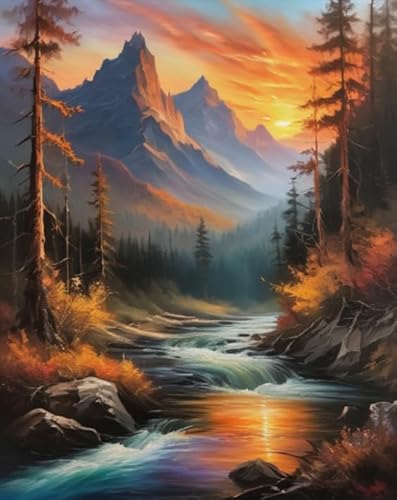 Puzzle 1000 Stück - Abstract Landscapes Posters - Lernspielzeug Puzzle Für Erwachsene - Gedächtnis- Und Wahrnehmungs Spiele Für Ältere Menschen Gifts Zx206Ap von ZYHDK