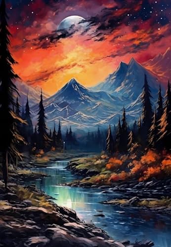 Puzzle 1000 Stück - Abstract Landscapes Posters - Lernspielzeug Puzzle Für Erwachsene - Gedächtnis- Und Wahrnehmungs Spiele Für Ältere Menschen Gifts Zx207Ap Puzzle 1000 Stück - Abstract Landscapes Posters - Lernspielzeug Puzzle Für Erwachsene - Gedächtnis- Und Wahrnehmungs Spiele Für Ältere Menschen Gifts Zx207Ap von ZYHDK