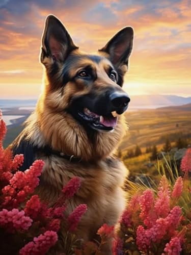 Puzzle 1000 Stück - German Shepherds Oil Painting Dog - Unregelmäßige Rätsel - Memory-Spiels for Adults - Spielzeug Zum Stressabbau Für Die Ganze Familie Gifts Zx258Ap Puzzle 1000 Stück - German Shepherds Oil Painting Dog - Unregelmäßige Rätsel - Memory-Spiels for Adults - Spielzeug Zum Stressabbau Für Die Ganze Familie Gifts Zx258Ap von ZYHDK
