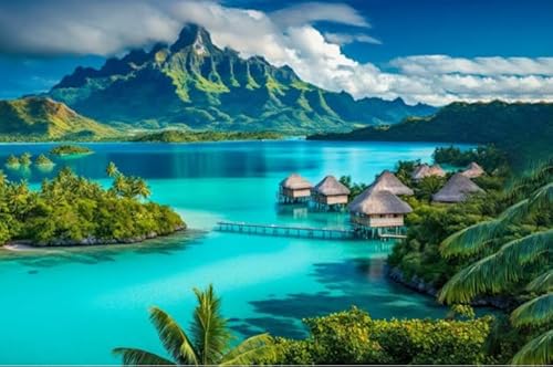 Puzzle 1000 Stück - Islandss Landscapes Posters - Irregular Kunst-Puzzle - Lustiges Spielzeug Für Ältere Menschen - Familien-Lernspiel Zum Gedächtnis - Kw320Zk von ZYHDK