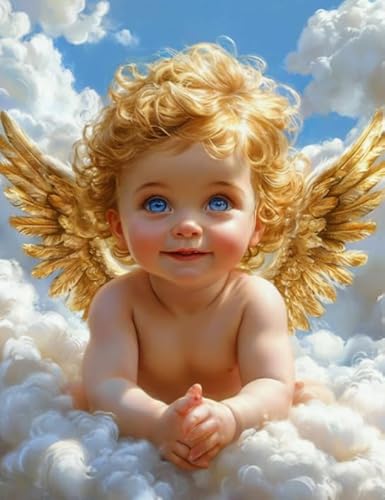Puzzle 1000 Stück - Little Angelss Oil Painting - Fun Puzzle - Stressabbau-Spiele Für Die Familie - Herausforderungs Spielzeug Für Erwachsene - Wall Decor Gifts Zx167Ap Puzzle 1000 Stück - Little Angelss Oil Painting - Fun Puzzle - Stressabbau-Spiele Für Die Familie - Herausforderungs Spielzeug Für Erwachsene - Wall Decor Gifts Zx167Ap von ZYHDK
