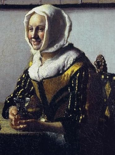 Puzzle 1000 Stück - Vermeers Famouss Oil Painting - Spiele Zur Stressreduzierung Für Die Ganze Familie Gifts - Puzzle-Herausfürderungs Spiel Für Erwachsene - Pk199Zw von ZYHDK