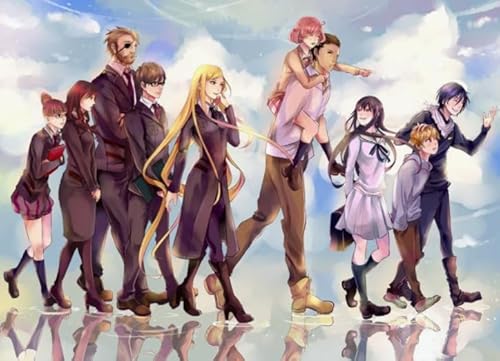 Puzzle - Classic Japanese Animes Noragami Posters - Dekompressions Spiel Für Erwachsene - Gedächtnis- Und Wahrnehmungs Spiele Gifts - 1000 Stück Puzzle Zx95Aw von ZYHDK