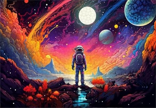 Puzzles 1000 Stück - Astronauts Painting - Colorful Abstract Art Puzzle - Memory-Spiels for Adults - Lernspielzeug Für Die Ganze Familie Zx270Aw Puzzles 1000 Stück - Astronauts Painting - Colorful Abstract Art Puzzle - Memory-Spiels for Adults - Lernspielzeug Für Die Ganze Familie Zx270Aw von ZYHDK