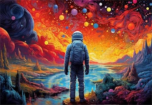 Puzzles 1000 Stück - Astronauts Painting - Colorful Abstract Art Puzzle - Memory-Spiels for Adults - Lernspielzeug Für Die Ganze Familie Zx273Aw Puzzles 1000 Stück - Astronauts Painting - Colorful Abstract Art Puzzle - Memory-Spiels for Adults - Lernspielzeug Für Die Ganze Familie Zx273Aw von ZYHDK