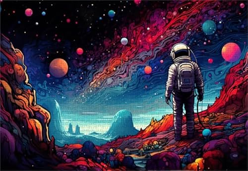 Puzzles 1000 Stück - Astronauts Painting - Colorful Abstract Art Puzzle - Memory-Spiels for Adults - Lernspielzeug Für Die Ganze Familie Zx274Aw Puzzles 1000 Stück - Astronauts Painting - Colorful Abstract Art Puzzle - Memory-Spiels for Adults - Lernspielzeug Für Die Ganze Familie Zx274Aw von ZYHDK