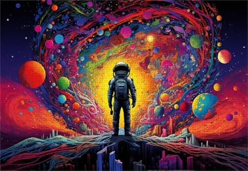Puzzles 1000 Stück - Astronauts Painting - Colorful Abstract Art Puzzle - Memory-Spiels for Adults - Lernspielzeug Für Die Ganze Familie Zx276Aw Puzzles 1000 Stück - Astronauts Painting - Colorful Abstract Art Puzzle - Memory-Spiels for Adults - Lernspielzeug Für Die Ganze Familie Zx276Aw von ZYHDK